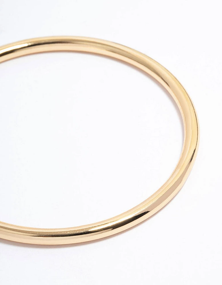 Gold Plated Clean Bangle