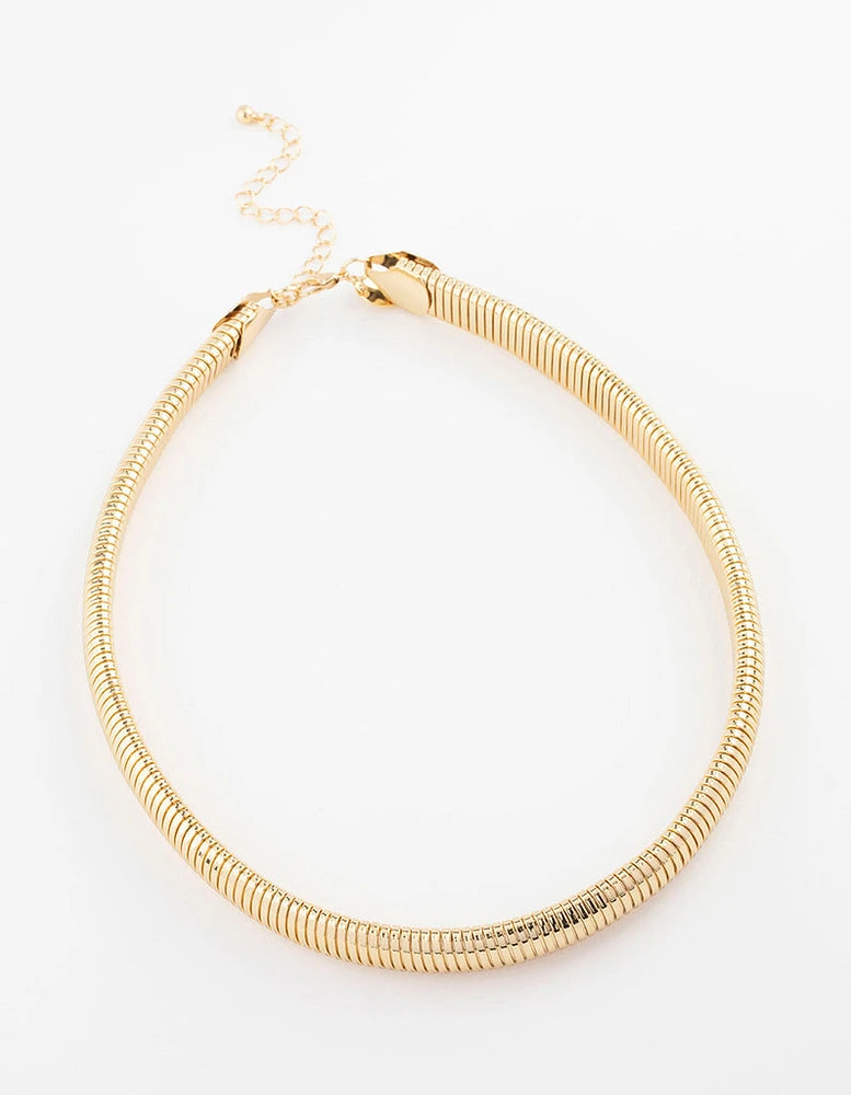 Gold Plated Chunky Snake Chain