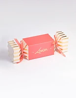 Pink & Gold Christmas Bon Bon Wrapping