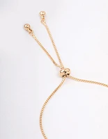 Gold Plated 222 Angel Number Bracelet