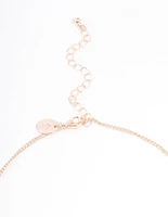 Rose Gold Teardrop Jewellery Set