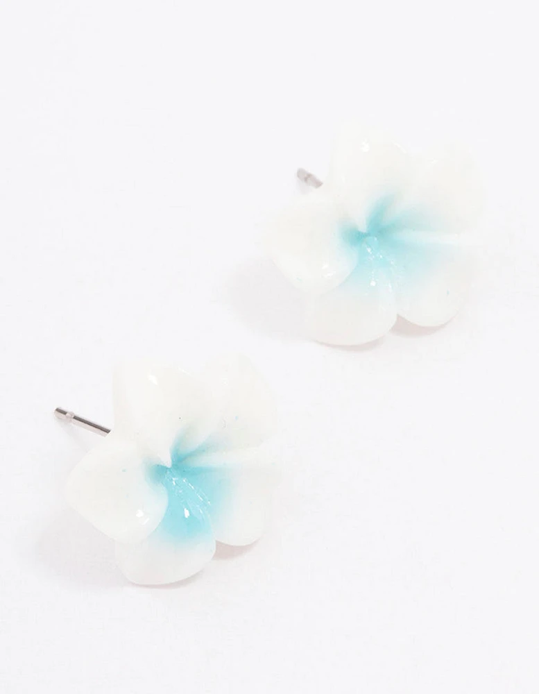 Frangipani Stud Earrings