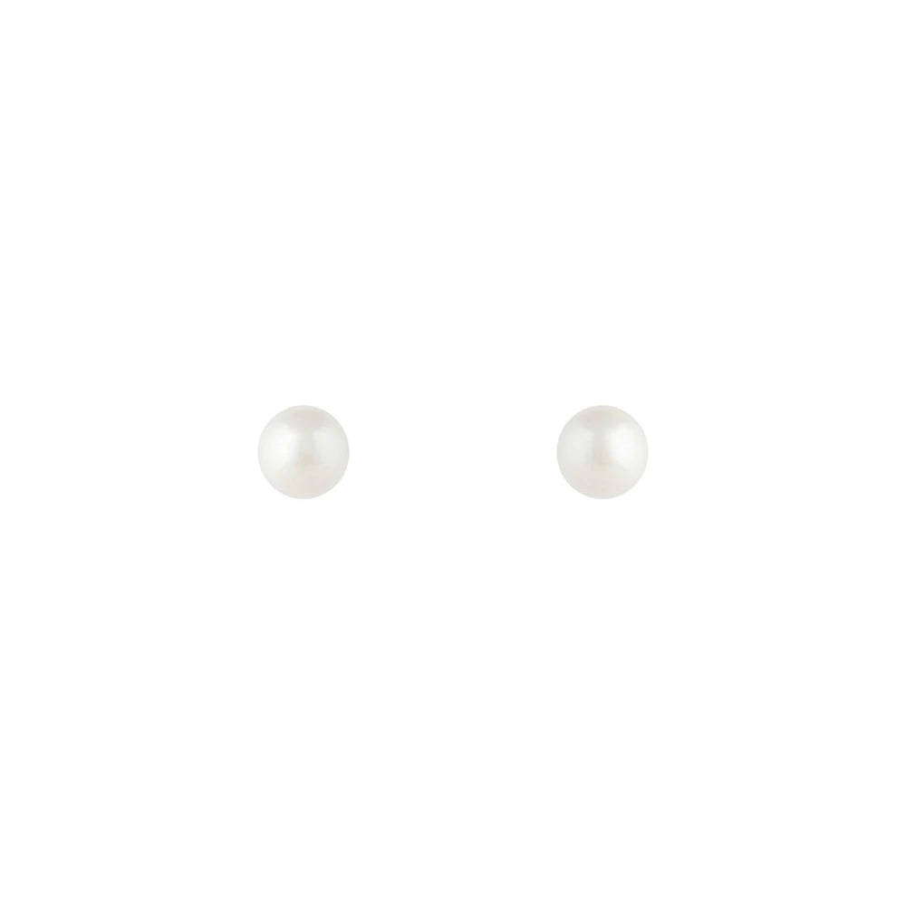 4mm Pearl Stud Earrings