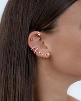 Gold Diamante Cuff Ear Pack