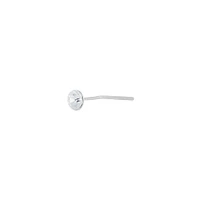 Sterling Silver Single Diamante Nose Stud