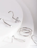 Nose Ring & Stud 6-Pack