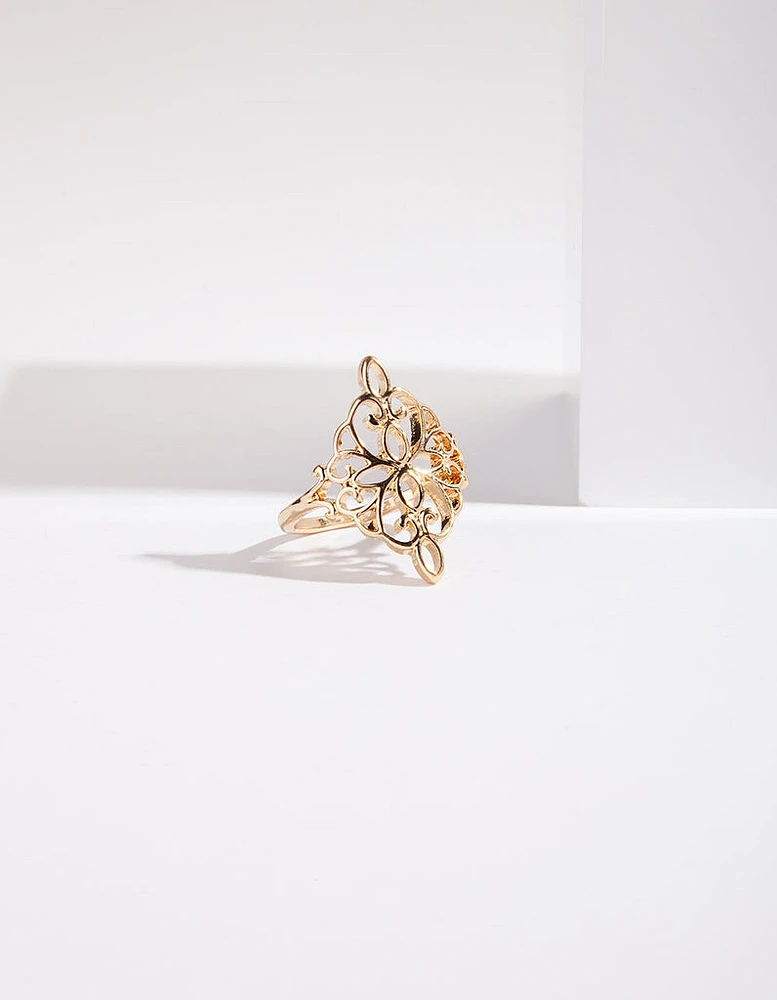 Gold Filigree Ring