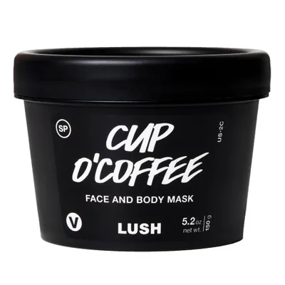 Cup O´ Coffee masque pour le visage et corps | Ingrédient Frais & Sans Cruauté Lush Cosmétiques