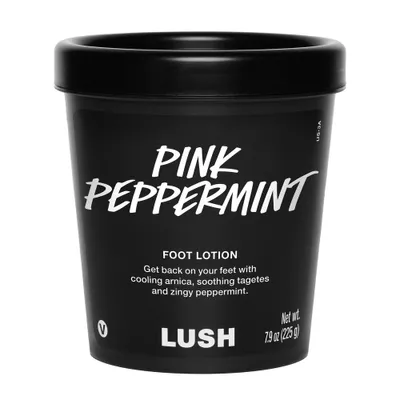 Crème pour les pieds Pink Peppermint  225g | Ingrédient Frais & Sans Cruauté | Lush Cosmétiques