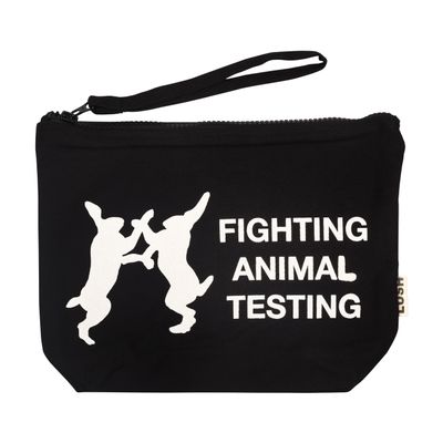 Fighting Animal Testing Cosmetics Pouch