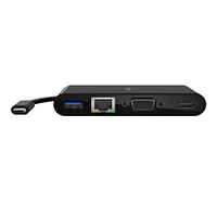 Adaptador Belkin AVC004BTBK USB-C 4 en 1 Negro