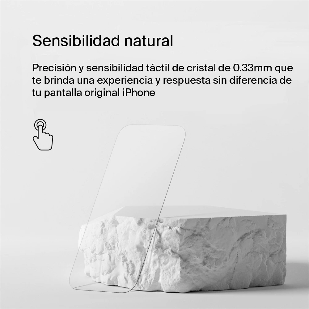 Mica Belkin iPhone 15 Cristal Templado Transparente