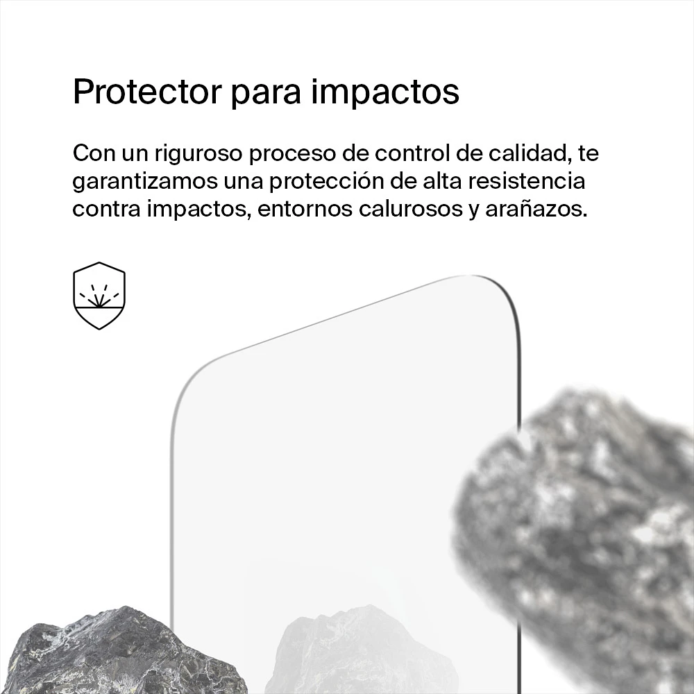 Mica Belkin iPhone 15 Pro / 14 Pro Cristal Templado Transparente