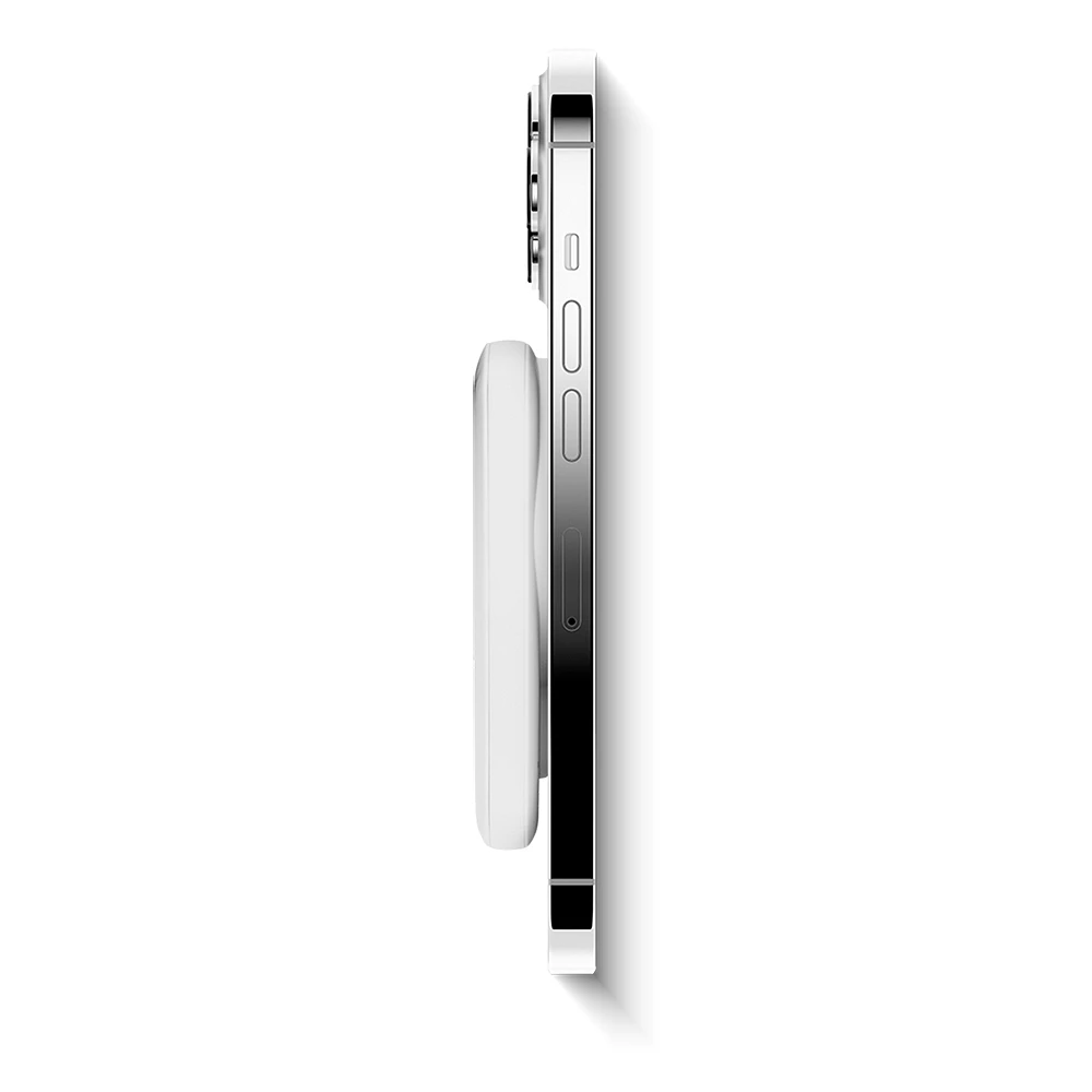 Bateria Logiix Piston Power Bank 5000 Mah Magsafe Blanco