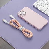 Cable Logiix Vibrance Connect USB-C a USB-C 1.5M Rosa