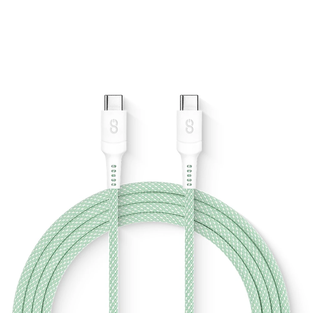 Cable Logiix Vibrance Connect USB-C a USB-C 1.5M Verde