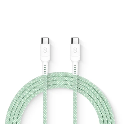 Cable Logiix Vibrance Connect USB-C a USB-C 1.5M Verde