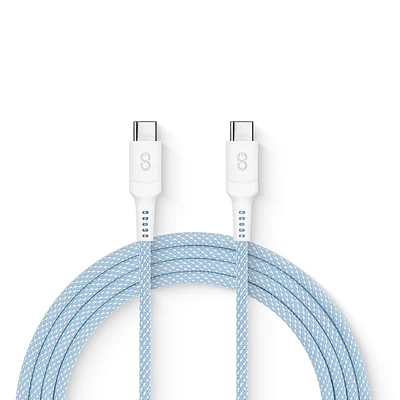Cable Logiix Vibrance Connect USB-C a USB-C 1.5M Azul