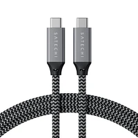 Cable Satechi ST-U4C80M USB-C a USB-C 100W 0.8m Gris