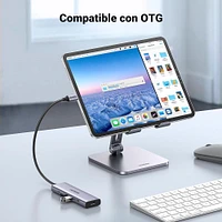 Adaptador Ugreen 15597 USB C a HDMI 3USB 3.0 PD