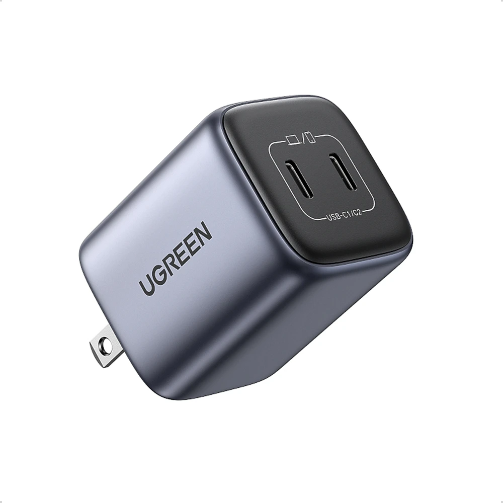 Cargador Ugreen De Pared 90572 2 USB-C 45W 25W+20W