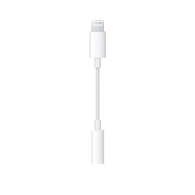 Adaptador Apple MMX62AM/A Lightning a Jack 3.5 mm Para Audifonos