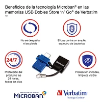 Memoria Duo Verbatim 128 GB USB-C