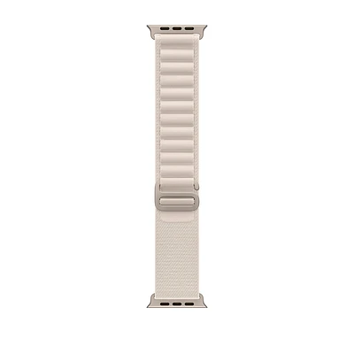 Correa Apple Loop Alpine Blanco Estelar Para Caja Ultra De 49 mm