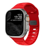 Correa Nomad Sport Apple Watch 44-45mm 49mm Ultra Rojo