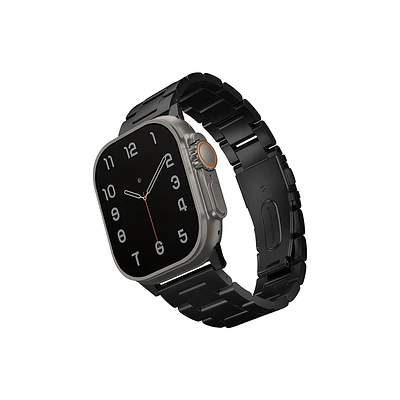 Correa Uniq Osta Apple Watch 49-45-44-42 mm Metálica Negro