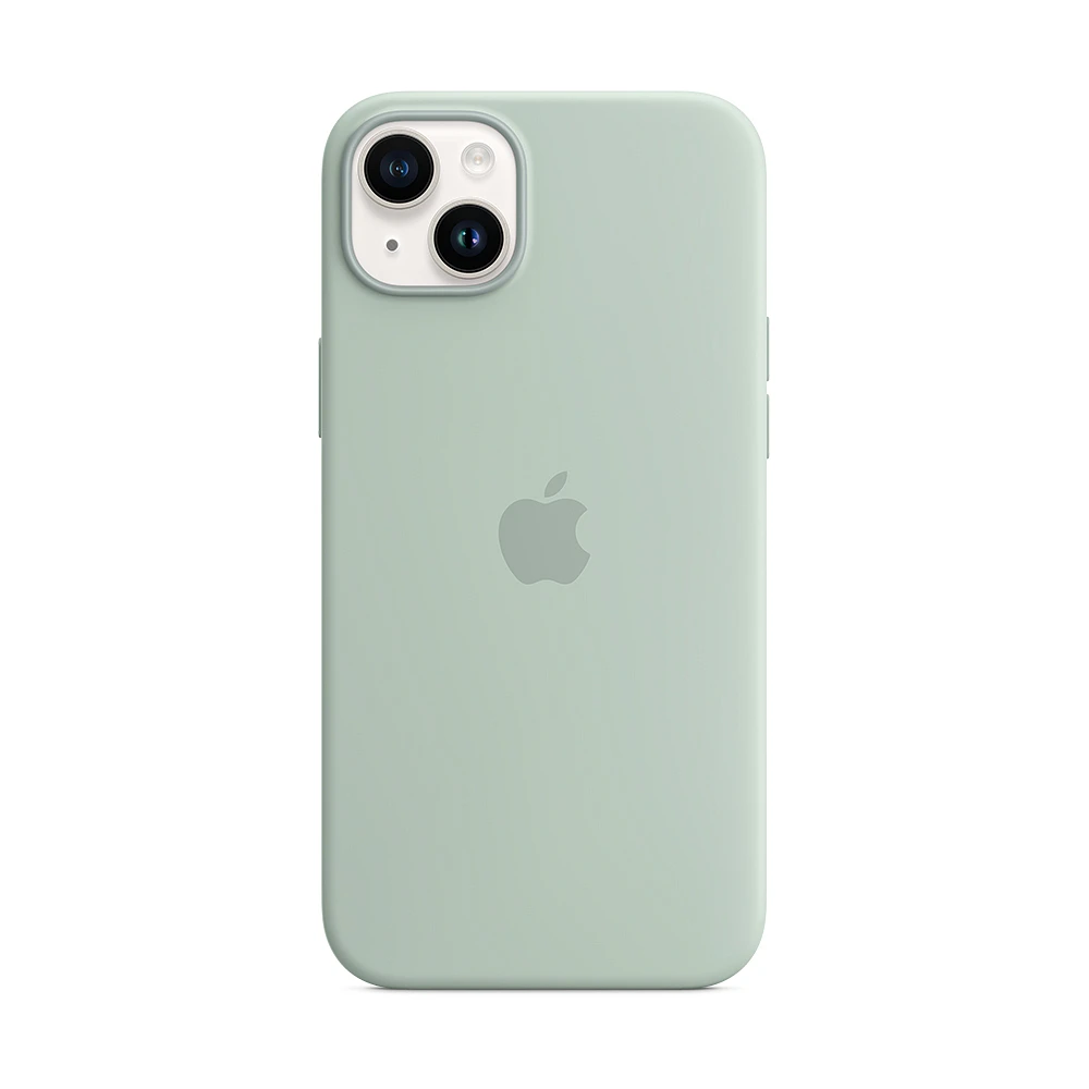 Funda Apple iPhone 14 Plus MagSafe Silicon Agave azul