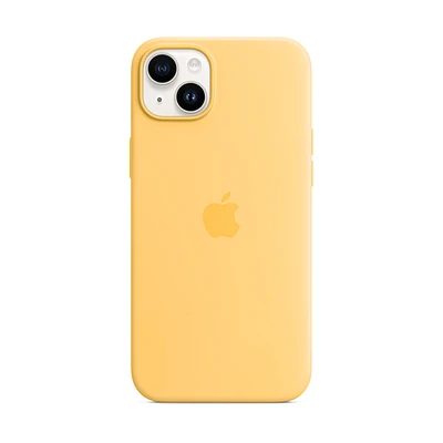 Funda Apple iPhone 14 Plus MagSafe Silicon Amarillo Aureola