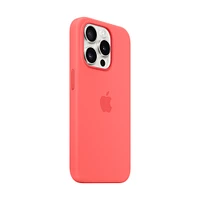 Funda Apple iPhone 15 Pro MagSafe Silicon Guayaba