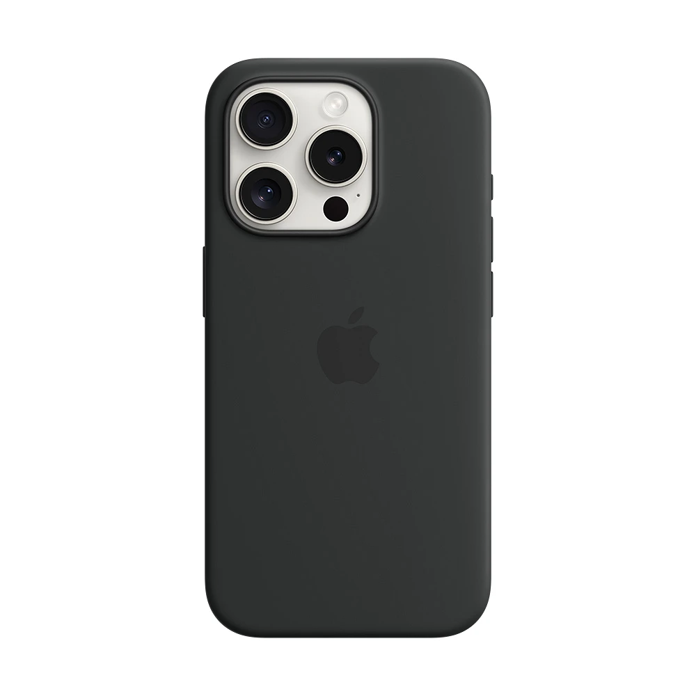 Funda Apple iPhone 15 Pro Max MagSafe Silicon Negro