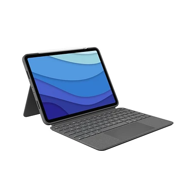 Funda con Teclado Logitech 920-010095 iPad Pro 11" 1-2-3 Touchpad Gris