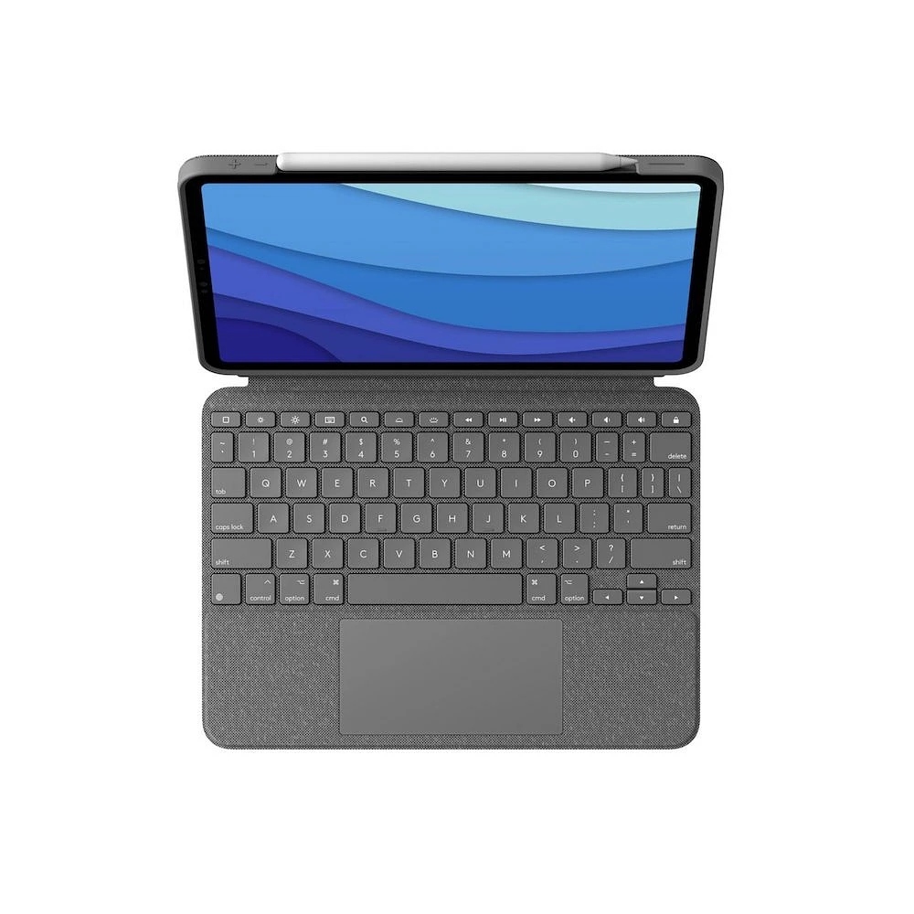 Funda con Teclado Logitech 920-010095 iPad Pro 11" 1-2-3 Touchpad Gris