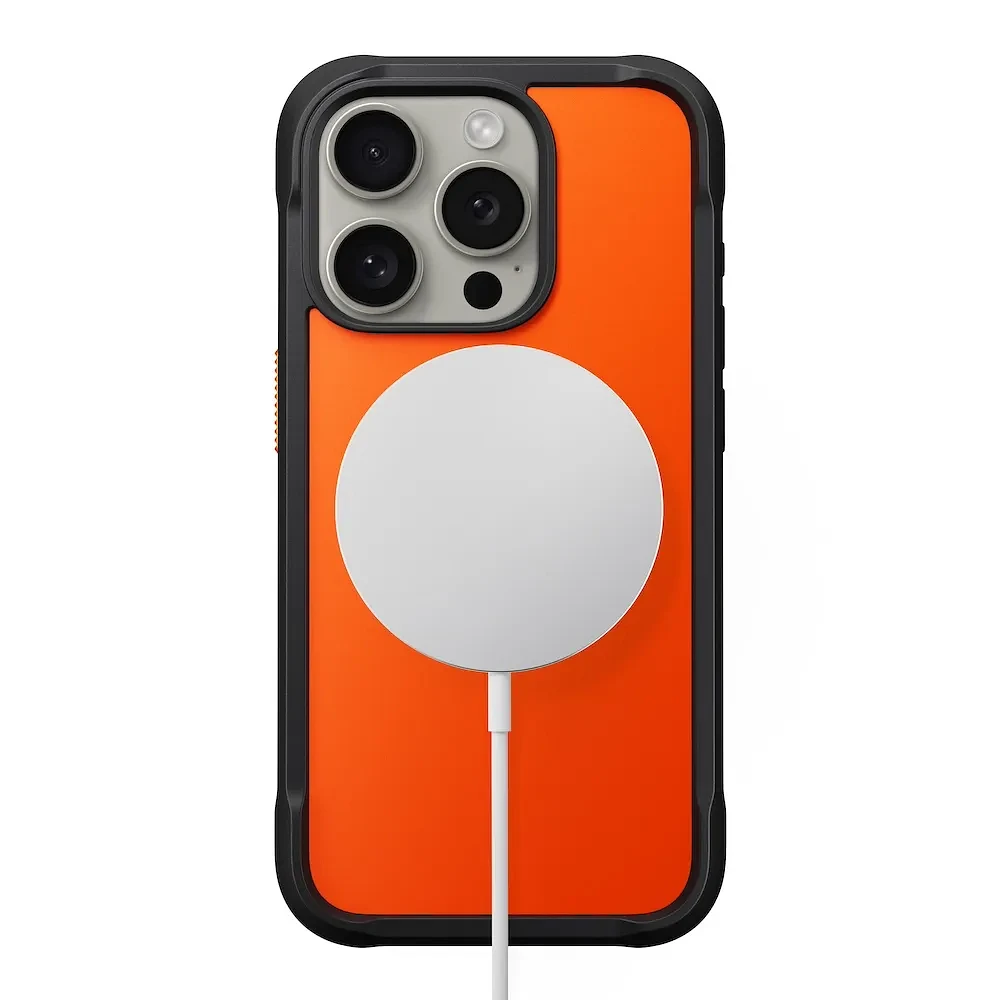 Funda Nomad Rugged iPhone 15 Pro Naranja