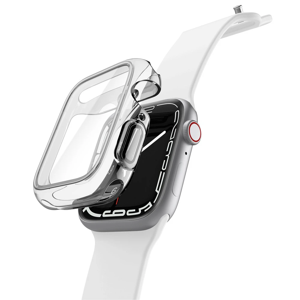 Bumper Raptic 360X Apple Watch 45mm Transparente
