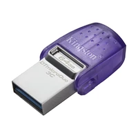 Memoria Kingston 64 GB Duo US-C Morada