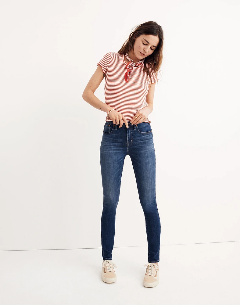 Tall 10" High-Rise Skinny Jeans in Danny Wash: TENCEL™ Denim Edition | Madewell