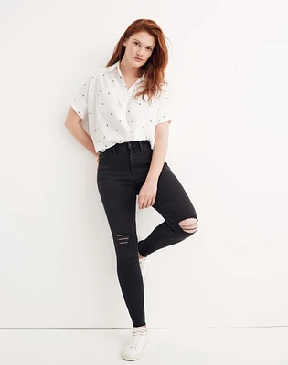 9" Mid-Rise Skinny Jeans Black Sea | Madewell