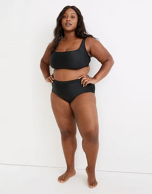 Plus Madewell Second Wave Retro High-Waisted Bikini Bottom |