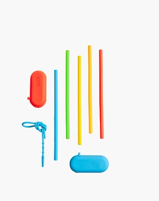 GIR Five-Pack Silicone Standard Straw Set | Madewell