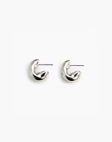 AGMES Small Dahlia Hoops | Madewell