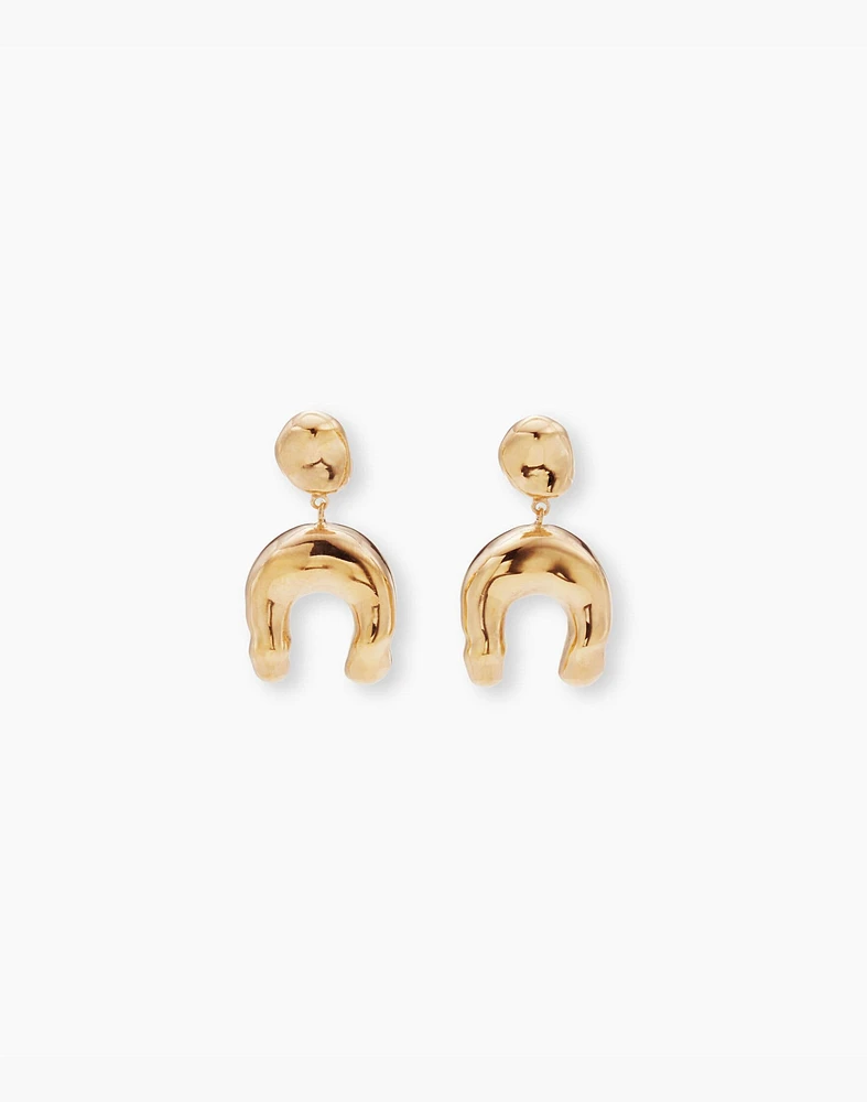 AGMES Wishbone Earrings | Madewell