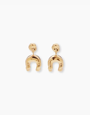 AGMES Wishbone Earrings | Madewell