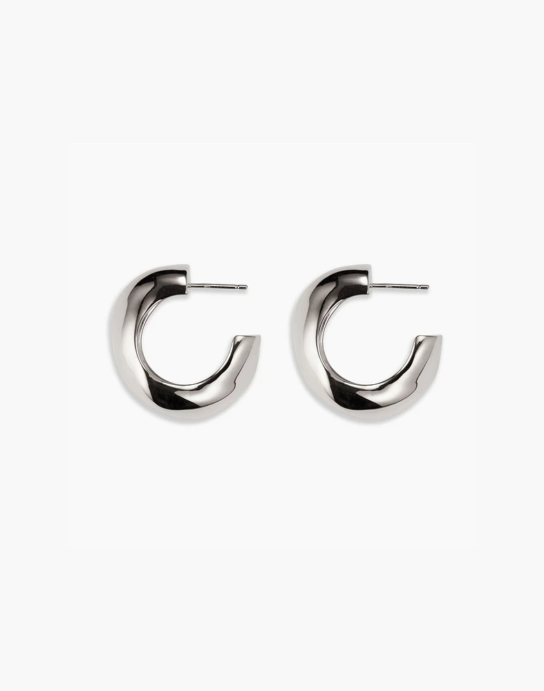 AGMES Medium Celia Hoops | Madewell