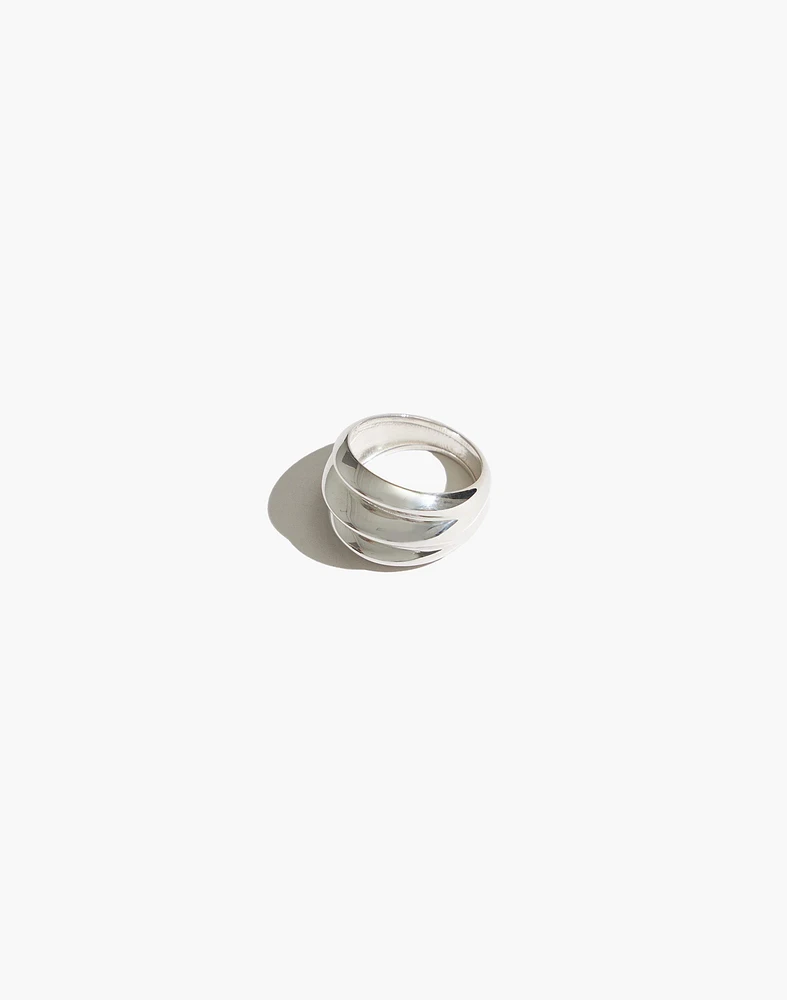 Maslo Jewelry Triple Ring Sterling Silver | Madewell
