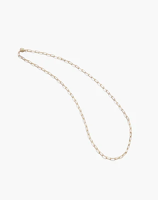 Maslo Jewelry Drawn Cable Chain Necklace Gold | Madewell