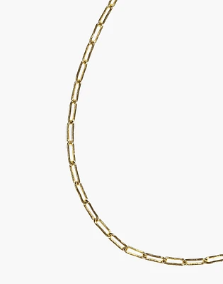 Iris 1956 Jewelry Gold Filled Petite Paperclip Chain | Madewell